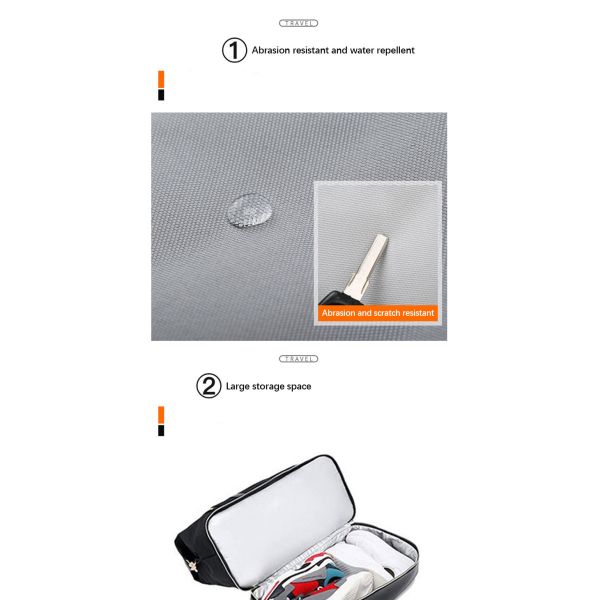 Bolsas de viaje para viajar bolsas de viaje de fin de semana bolsas con zapatos bolsas para hombres mujeres