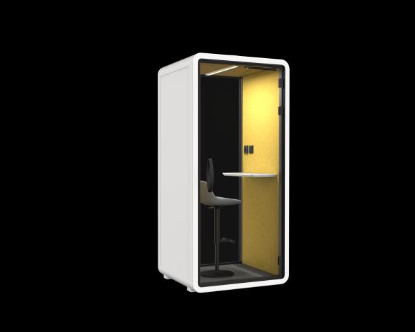 Cabinas de oficina insonorizadas para oficina, módulos extraíbles para teléfono