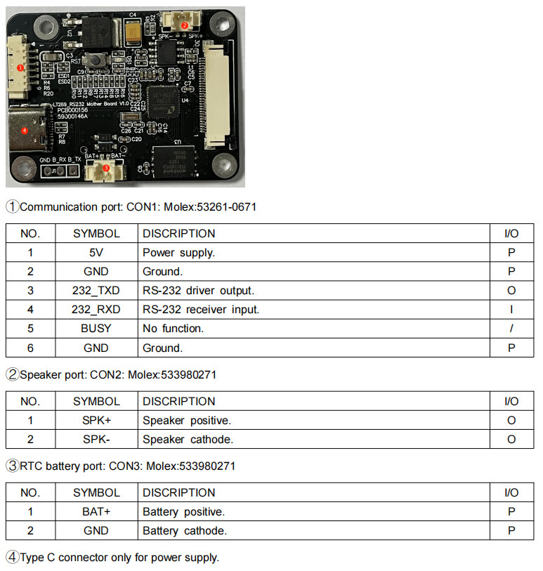 2.4-inch 240x320 Resolution RS232 Interface LCD Display Module with UART Board