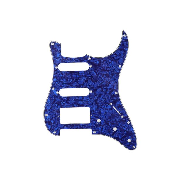 SSH 3Ply 11Hole Electric Guitar Pickguard Scratch Plate Для FD ST Электрические гитары Пикгарды для гитарных аксессуаров Части