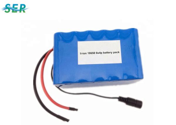 Bloco elétrico 22.2V 24Ah da bateria da bicicleta de Lipo do de alta energia para veículos militares da bicicleta