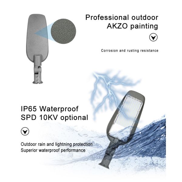 умное уличных светов модульное SMD СИД 100w 150w алюминиевое на открытом воздухе современное с поляком