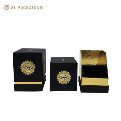 Caixa de perfume personalizada de luxo com tampa e base