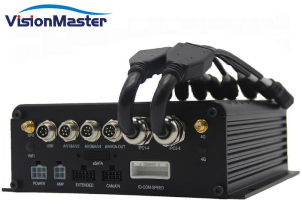 Durable WIFI GPS Mobile DVR 2 Channel Digital Video Recorder G Sensor CE Approval