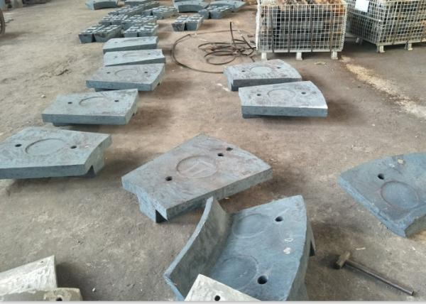 Cr-Mo Alloy Steel Casting of Discharge End Liners  for Ball Mill Parts