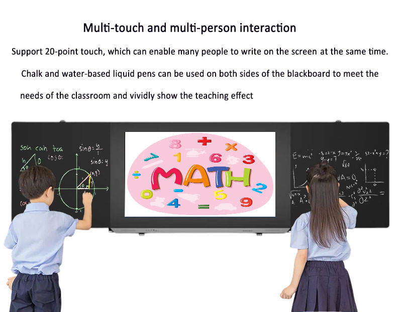 4K Smart Digital Blackboard Touch Screen с беспроводной проекцией 75 дюймов