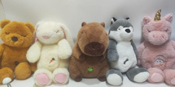 5ASSD chantant Jouets musicaux interactifs Animaux respirants Plush pour bébé