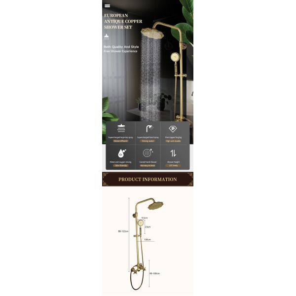 Cheap Price Bathroom Brass Mixer Shower Faucet Set