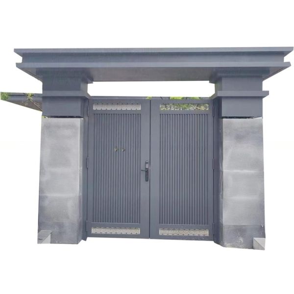 Forging Ornamental Iron Gates Security Black Front Door 40x96