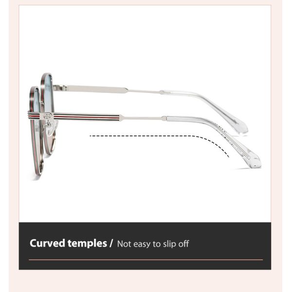 Рамка металла поляризовывала объективы триацетата солнечных очков дам прочные