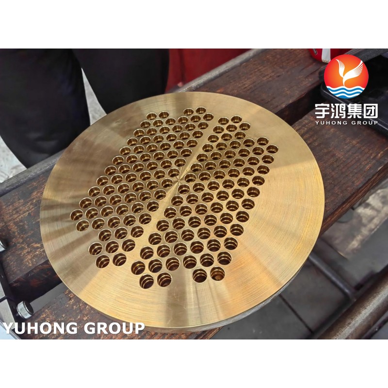 ASME SB171 C46400 Forged Naval Brass Tubesheet