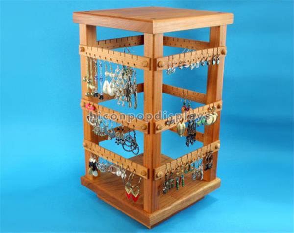 Jewelry Accessories Display Stand Countertop Wood Jewelry Store Equipment