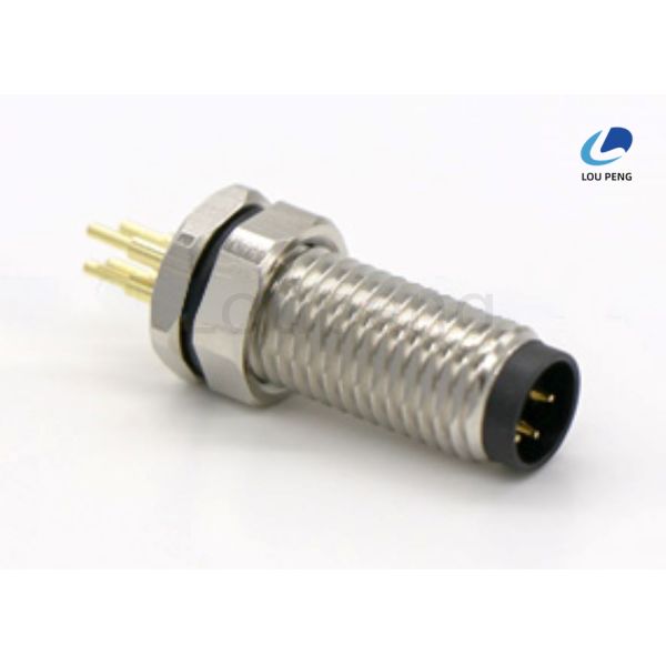 8 pin Male Solder Cup Circular Connector JAE M120 55780 Contact Resistance 5 OHMS MAX Designed for Electrical Performance