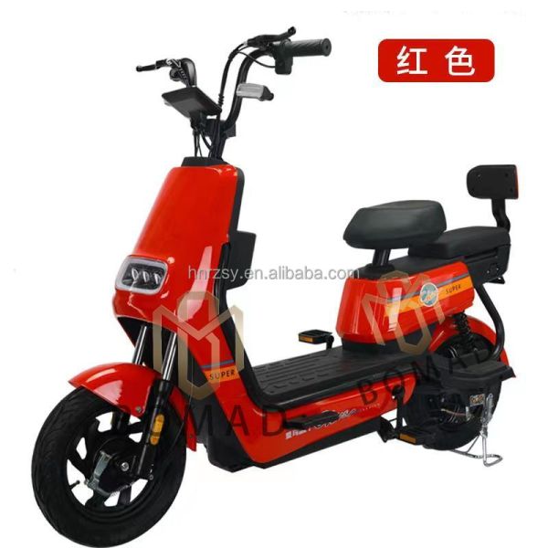 Black Electric City Bike Bicycle 500w Electric Scooter Bike with Down Tube Battery Position