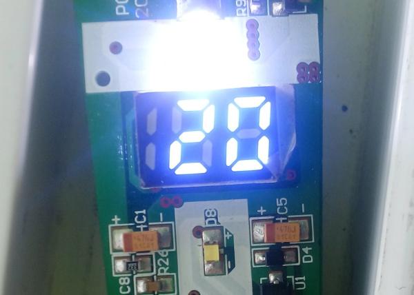 Energy Saving LED Segment Display 3VDC Single Power Supply 4.05mm Thickness