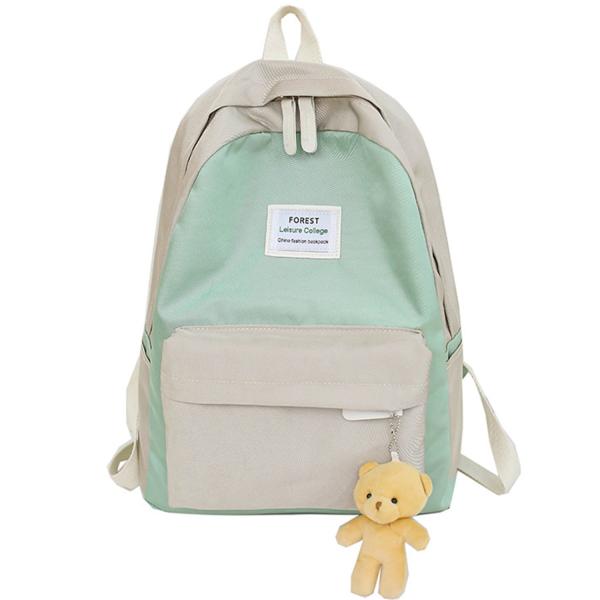 2018 summer new harajuku fresh contrast color student fashion pack Korean version fashionable simple backpack