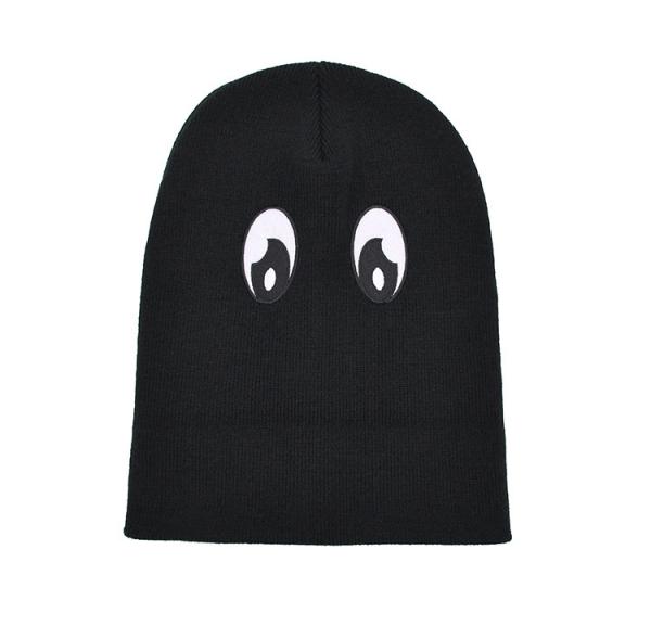 O estilo da tela do poliéster do inverno faz malha o chapéu Slouchy morno dos chapéus de Cat Ear Hat Cute Beanie