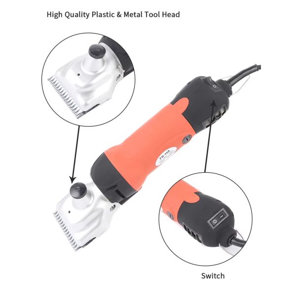 Electric 350W Animal Hair Clipper With Carbon Steel Blade For Efficient Cutting