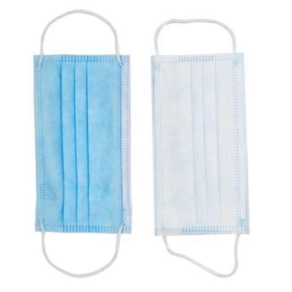 Multi Layer Disposable Medical Mask With Adjustable Aluminum Nose Piece