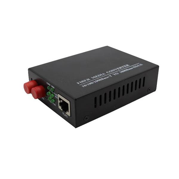 10 / 100 / 1000M Fiber Optic Media Converter To 120km For Single Mode