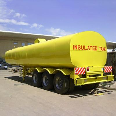 Carbon Steel Insulated BPW Axle Crude Oil Tanker Trailer For Sale
