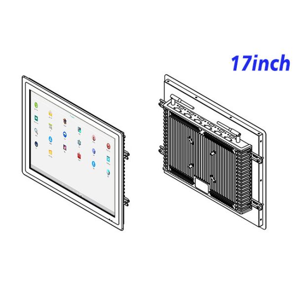 17-Inch Reliable Android Screen for Industrial Monitoring and Logistics Operations