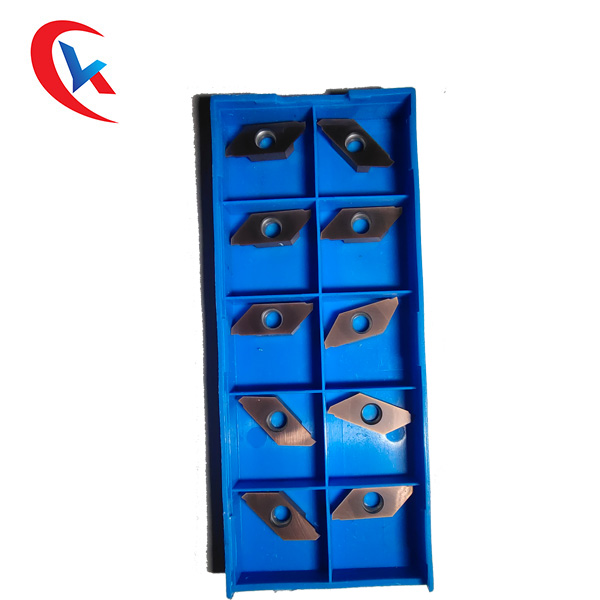 CNC Machine Tungsten Carbide Inserts Tool Steel Cutting Slot HRC 35 - 50 Carbide Grooving Inserts