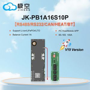 Jk LiFePO4 BMS V19 Jikong Smart BMS 4.3 Inch Screen LCD Display Battery Pack Accessories Jk BMS 16s 48V 100A Pb1a16s10p