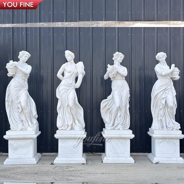 Decor Marble Four Season Custom Realsize Human Figure Sculpture