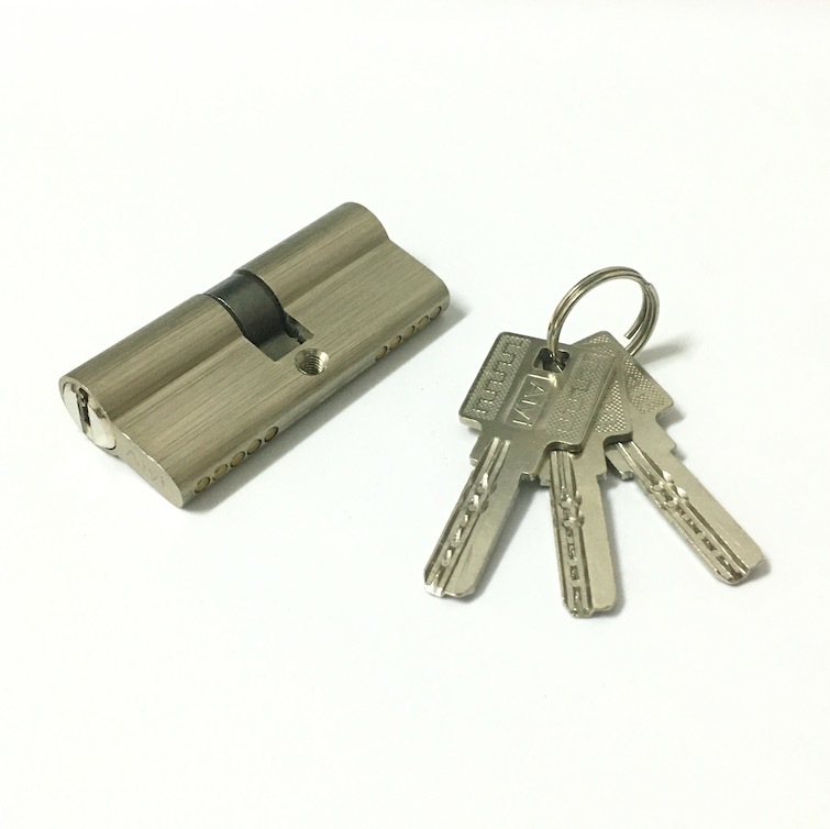 Customized Aluminum Cylinder Lock SN CP GP SB AB MAB AC Double Thumbturn Cylinder