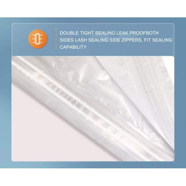 Ahorro de espacio Bolsas de sello de vacío para colchas de toda la temporada Logotipo impreso a medida y ahorre 75% de espacio