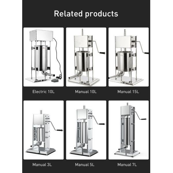 Household Commercial Hot Dog Sausage Filler Machine Electric