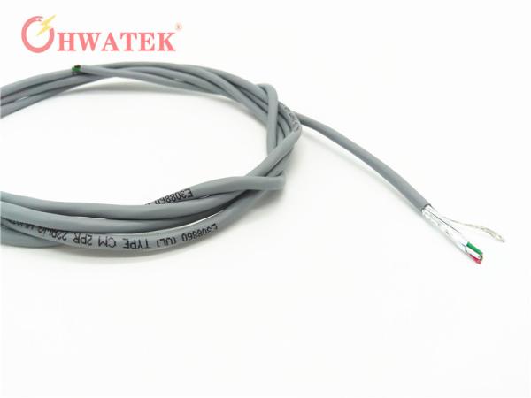 Multicore Flexible Cable Heat Resistant , PVC Insulated Flexible Wire UL 2587