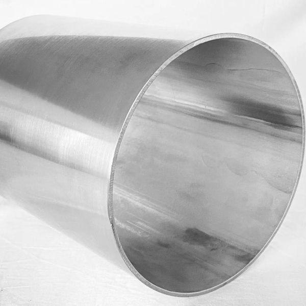 Welded Stainless Steel Pipe Fitting 1.2MM 1.5MM Thin Walled Flag Pole Pipe