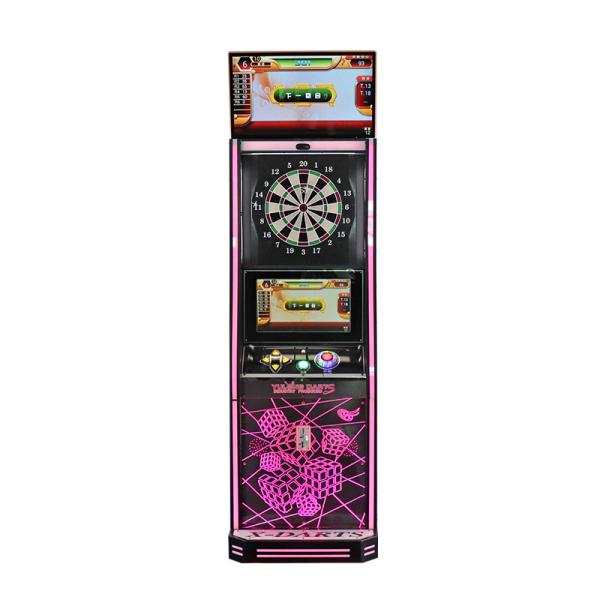 Amusement Electronic Dart Game Machine Double Screens For Kids And Adult