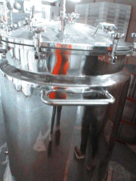 a gelatina 100L/os tanques de armazenamento/ar de aço inoxidável líquidos da pressão suprimento a gelatina