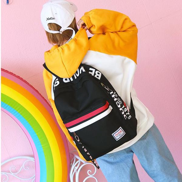New backpacks fashion letters print small fresh leisure all-purpose schoolgirl backpack wholesale