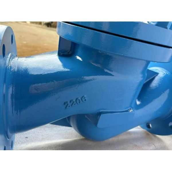 DIN PN40 cast steel bellows globe valve