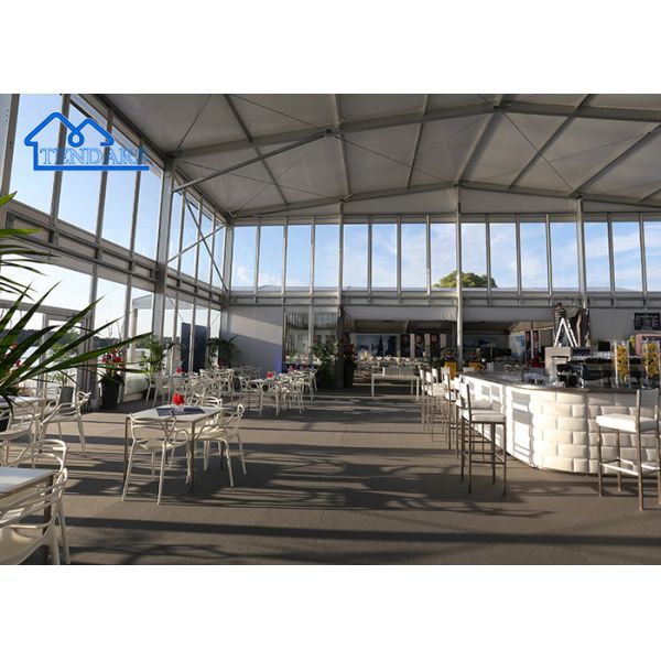Большой роскошный аркум кривой дизайн алюминиевой рамы Прозрачная палатка для 300 500 1000 человек