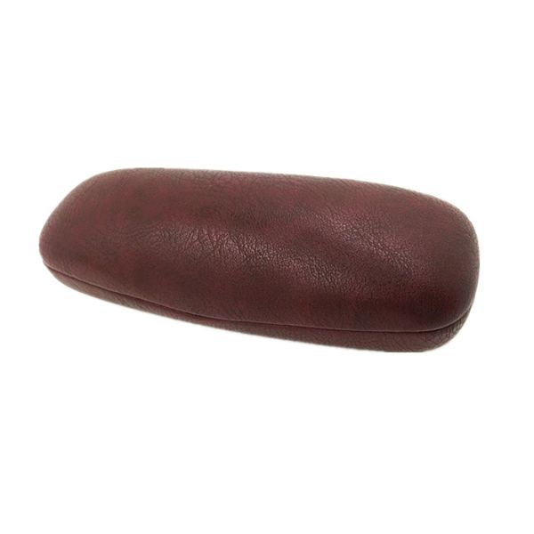 Brown Optical Hard Eyeglass Case Easy To Take Hard Clamshell Eyeglass Case