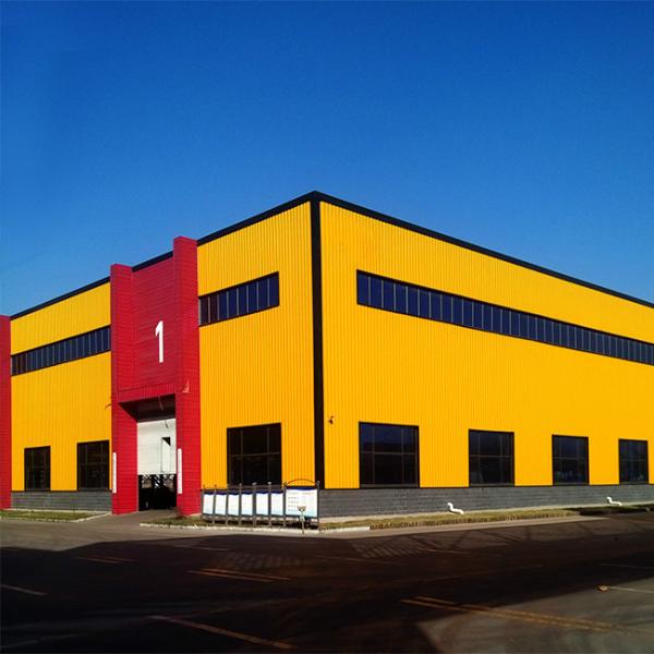 Quick Assembly Industrial PEB Building Construction , Prefab Steel Column Building
