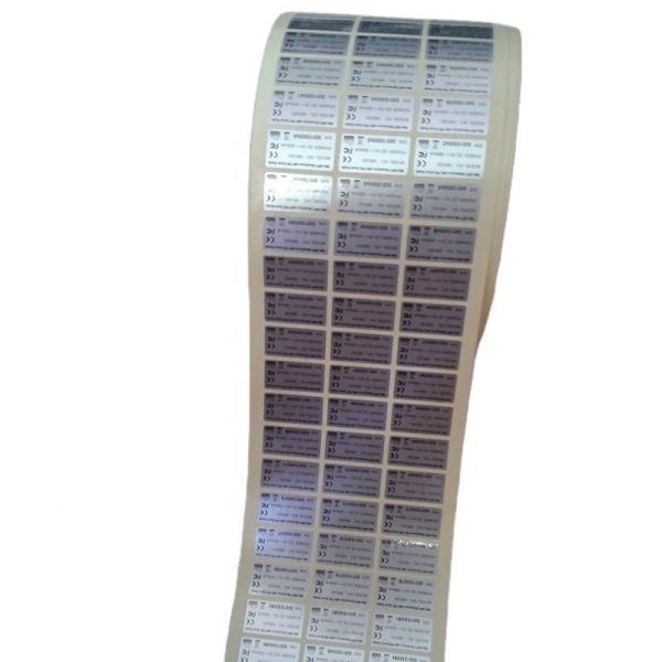 Eco Friendly Waterproof Qr Code Stickers , Custom Vinyl Self Adhesive Stickers