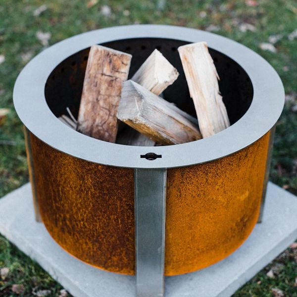 60cm x 35cm Smokeless Round Fire Pits For Outdoor And Gardern