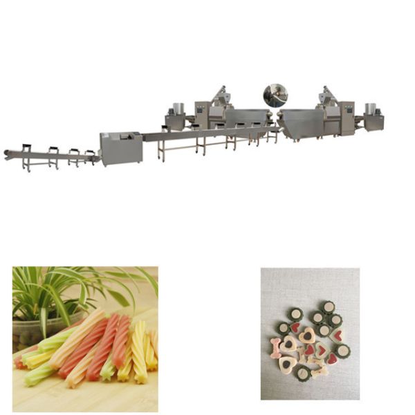 Stainless Steel Pet Food Extruder Dog Treats / Dog Chewing Gum Processing