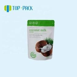 Matte Finish Food Packaging Pouches Foil Coconut Milk Powder Packaging Bag