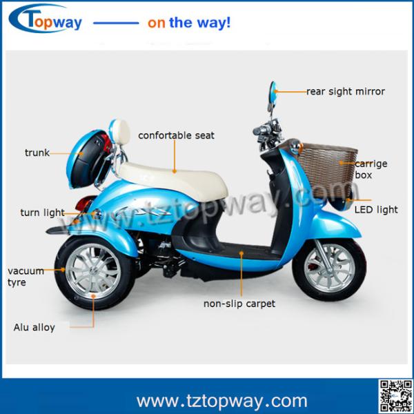 electric mobility tricycle Front tyre 60/65-8 Rear tyre120/50-9 city drive