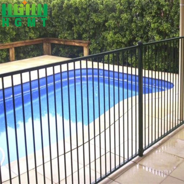 Clean Easy‑Wipe Tubular Steel Fence For Dusty Environment