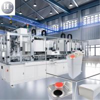 統合された自動缶詰製造機 40cpm OEM長方形缶詰製造機