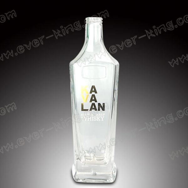 OEM ODM Super White Glass Clear Alcohol Bottles