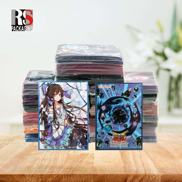 Multi Color Matte Game Card Protectors PP Business Card Protective Sleeve